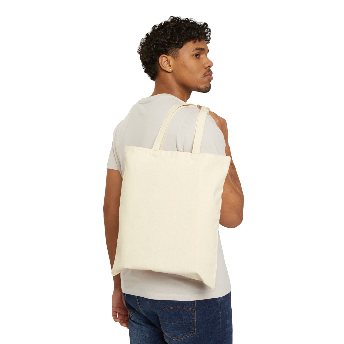 I YARN NEW YORK CANVAS SHOPPING TOTE