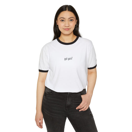 GOT YARN? RETRO COTTON RINGER TEE