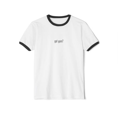 GOT YARN? RETRO COTTON RINGER TEE