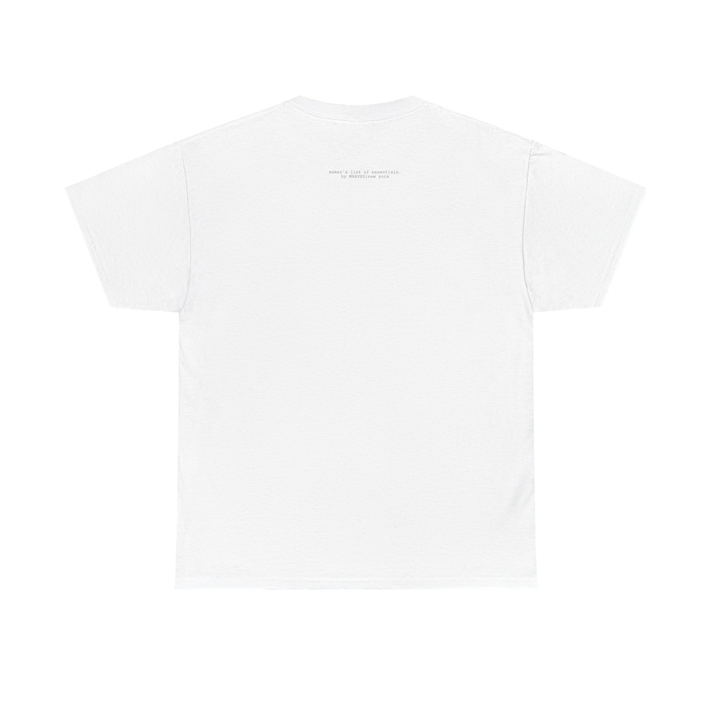 MAKER'S ESSENTIALS, YARN + DISCO SHOPPING LIST GRAPHIC TEE
