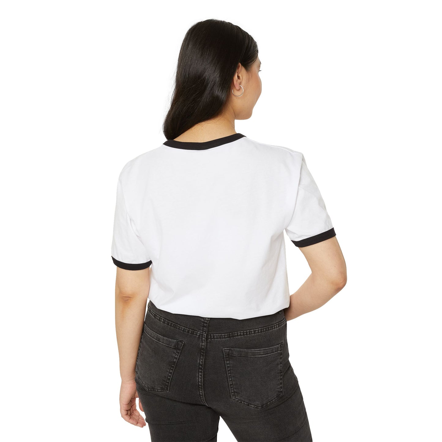 I LOVE YARN RETRO STYLE RINGER TEE FOR CRAFTERS + YARN LOVERS