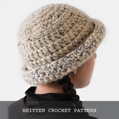 LUDLOW CHUNKY BUCKET HAT [WRITTEN CROCHET PATTERN]