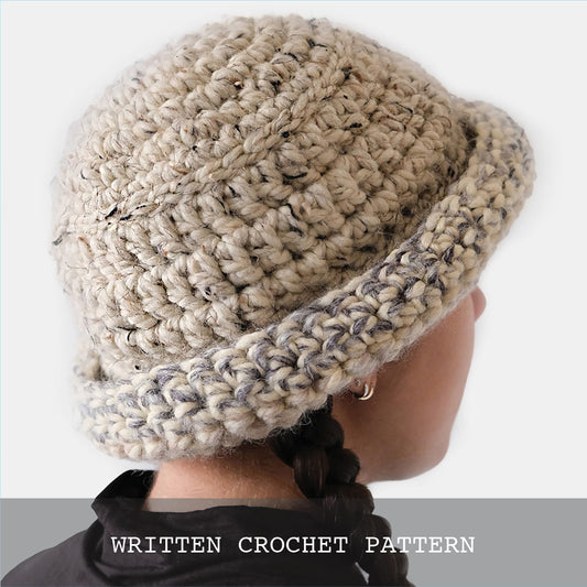 LUDLOW CHUNKY BUCKET HAT [WRITTEN CROCHET PATTERN]