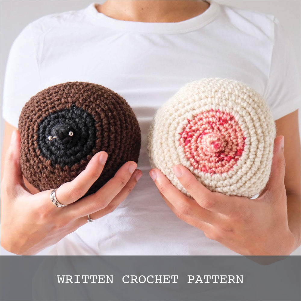 BREAST INTENTIONS PILLOW [WRITTEN CROCHET PATTERN]